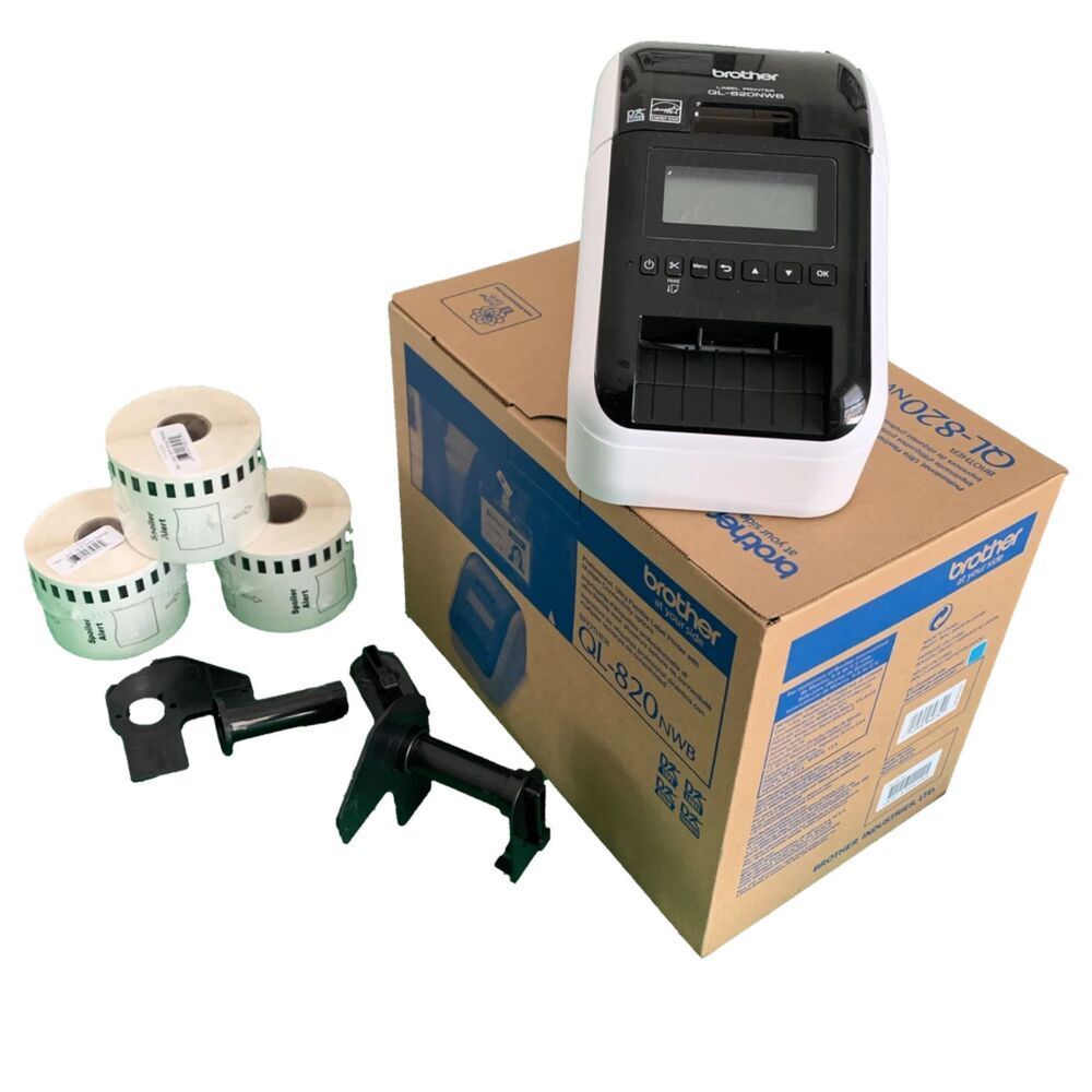 Brother QL-820NWB Direct Thermal Label Printer Bluetooth Wifi Ultra Fast BNIB - Picture 2 of 3